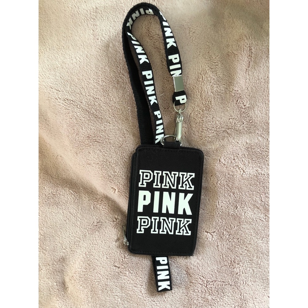 PINK lanyard + cardcase